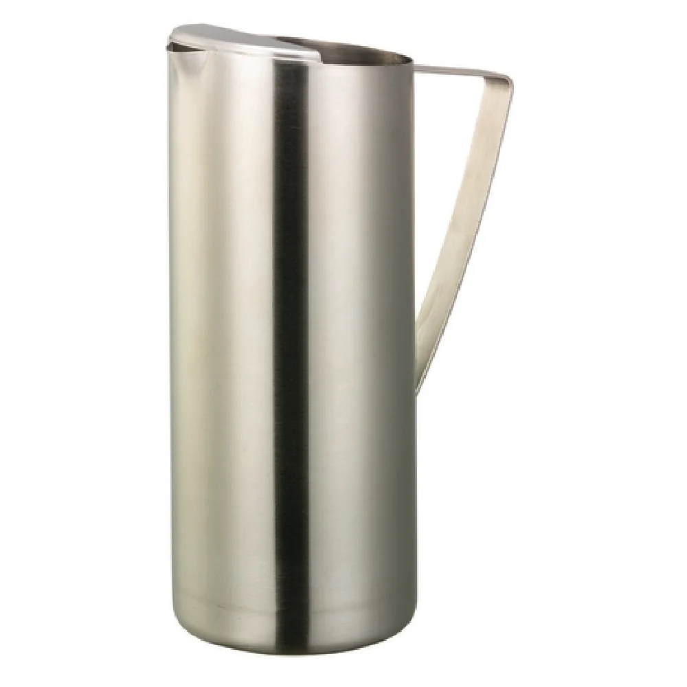 Service Ideas X7025BS 4 Inch 1.9 Liter Water Pitcher with Ice Guard Stainless Steel Service Ideas X7025BS 4 Inch 1.9 Liter Water Pitcher with Ice Guard Stainless Steel