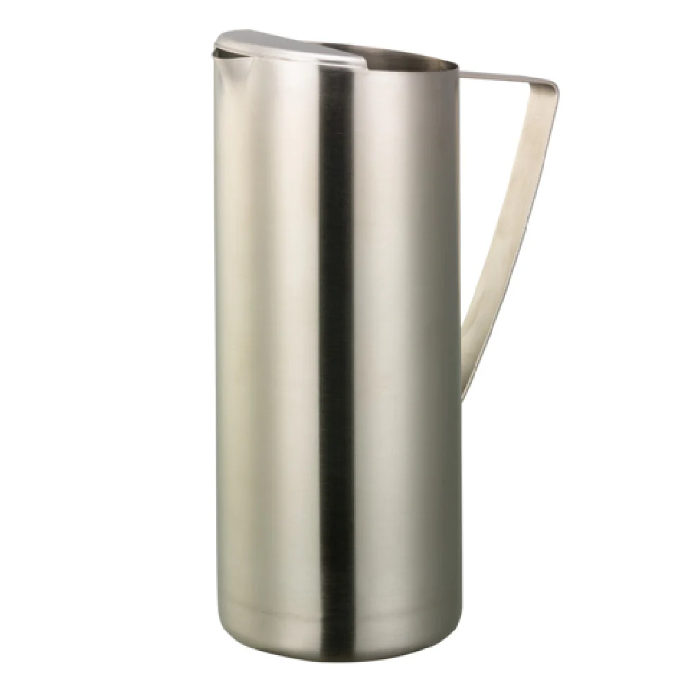Service Ideas X7025BS 4 Inch 1.9 Liter Water Pitcher with Ice Guard Stainless Steel Service Ideas X7025BS 4 Inch 1.9 Liter Water Pitcher with Ice Guard Stainless Steel