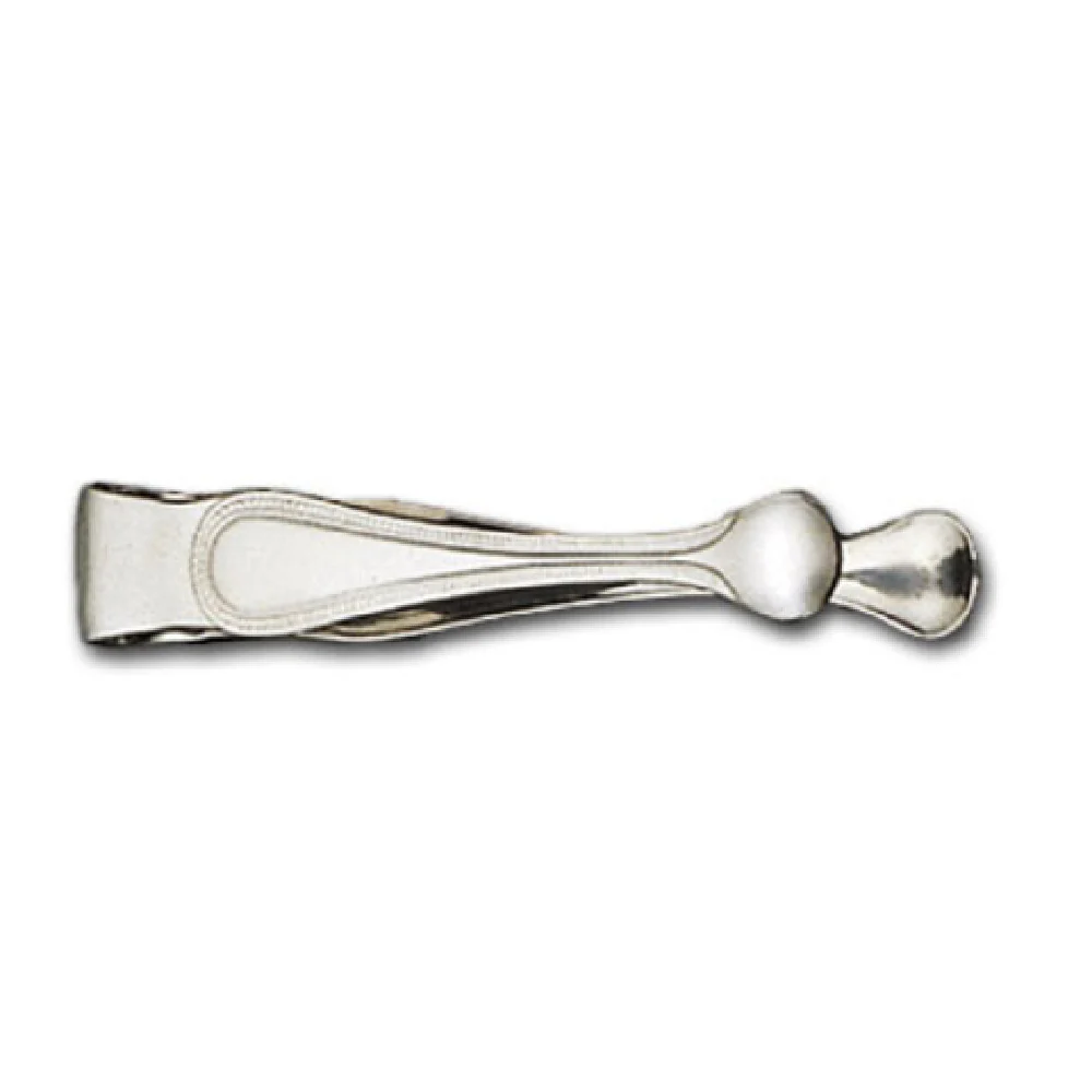 1880 Hospitality V012MTSF 4-3/4 Inch Silver-plated Sugar Tongs with Curved Border