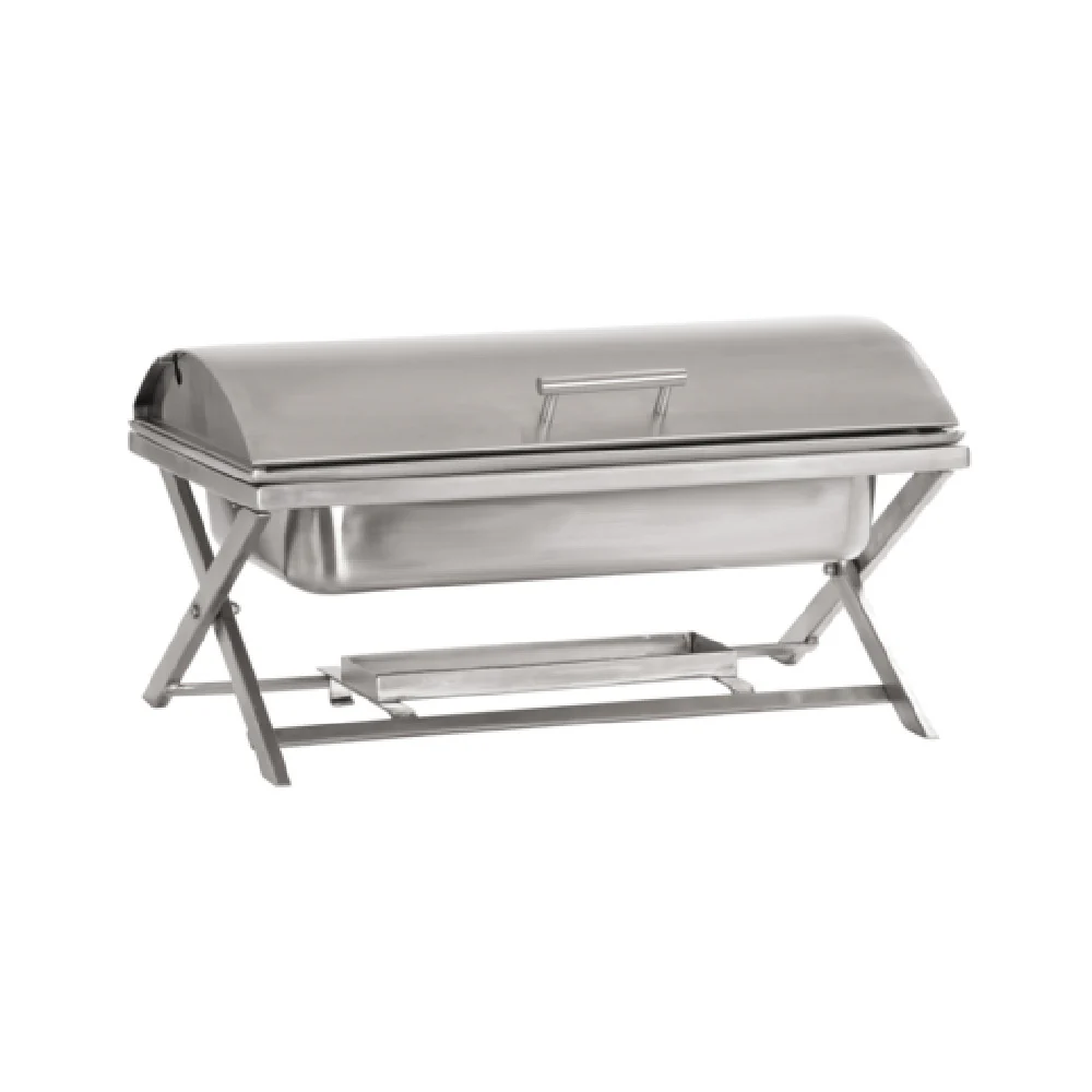 Cal Mil 22620-55 23 Inch Collapsible Chafer Stainless Steel Stand Cal Mil 22620-55 23 Inch Collapsible Chafer Stainless Steel Stand