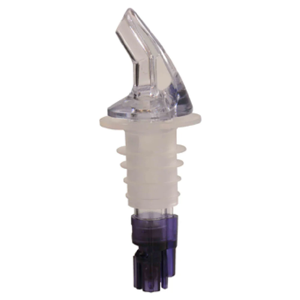 Thunder Group PLPR113M 1-1/8 Oz Liquor Pourer Without Collar Plastic Clear Spout