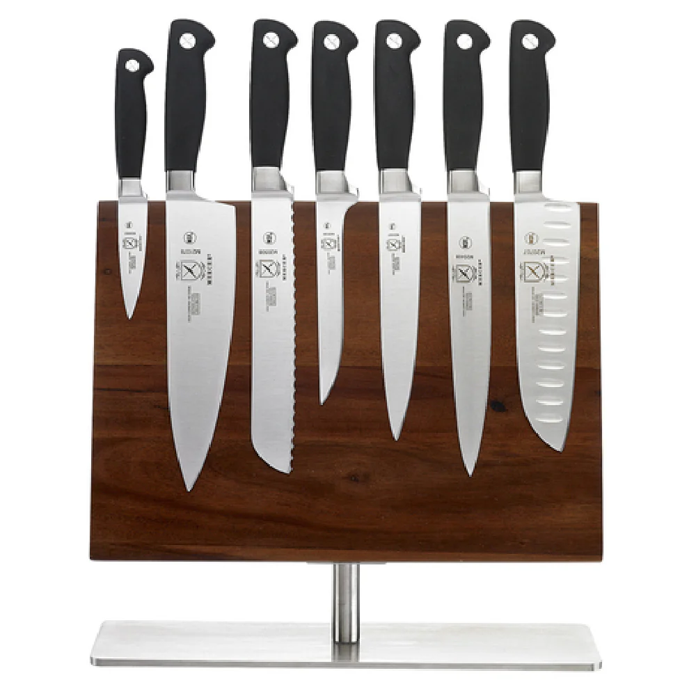 Mercer Culinary M21943 20 Inch Magnetic Board Knife Set with German Steel Blades Mercer Culinary M21943 20 Inch Magnetic Board Knife Set with German Steel Blades