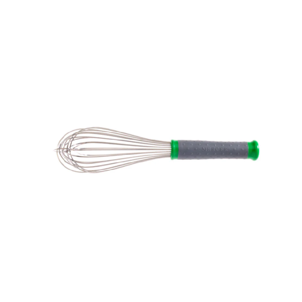 Mercer Culinary M35200 10 Inch Piano Whip with Textured Nylon Handle Stainless Steel