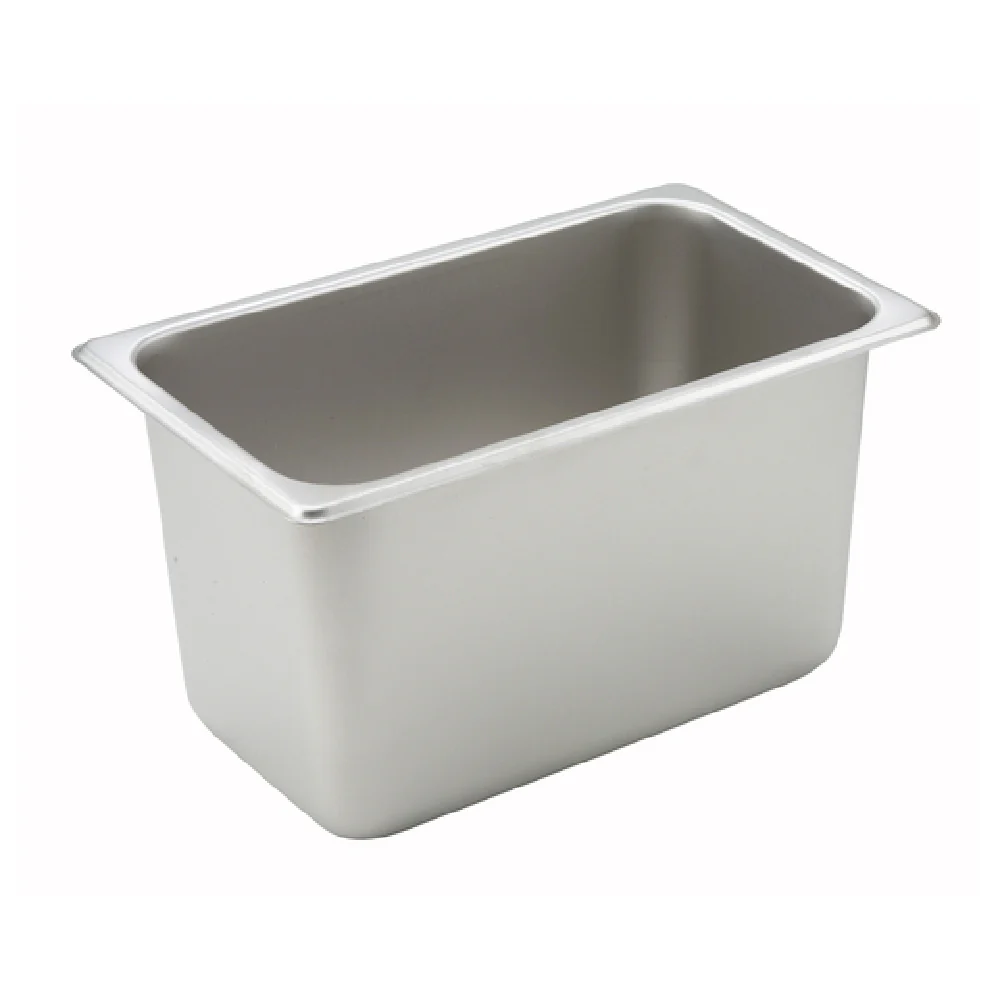 Winco SPQ6 11 Inch Stainless Steel Steam Table Pan 25 Gauge Standard Weight Winco SPQ6 11 Inch Stainless Steel Steam Table Pan 25 Gauge Standard Weight