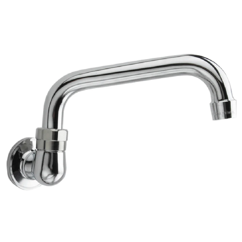 Optional 6 Inch Royal Series Wall-Mounted Swing Spout Faucet for Foot or Knee Valve, Krowne 16-141L