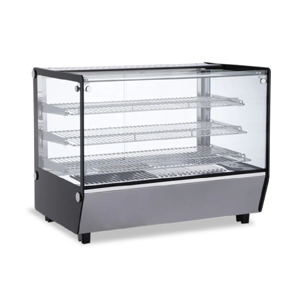 Omcan 47426 34 Inch Countertop Electric Display Warmer Case with 3 Shelves
