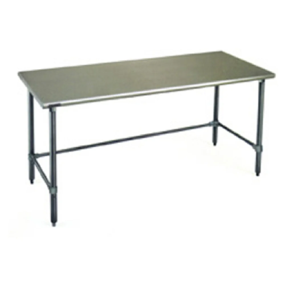 Eagle BPT-2430GTEB 30 Inch 16 Gauge Deluxe Work Table Stainless Steel Top with Rolled Edges