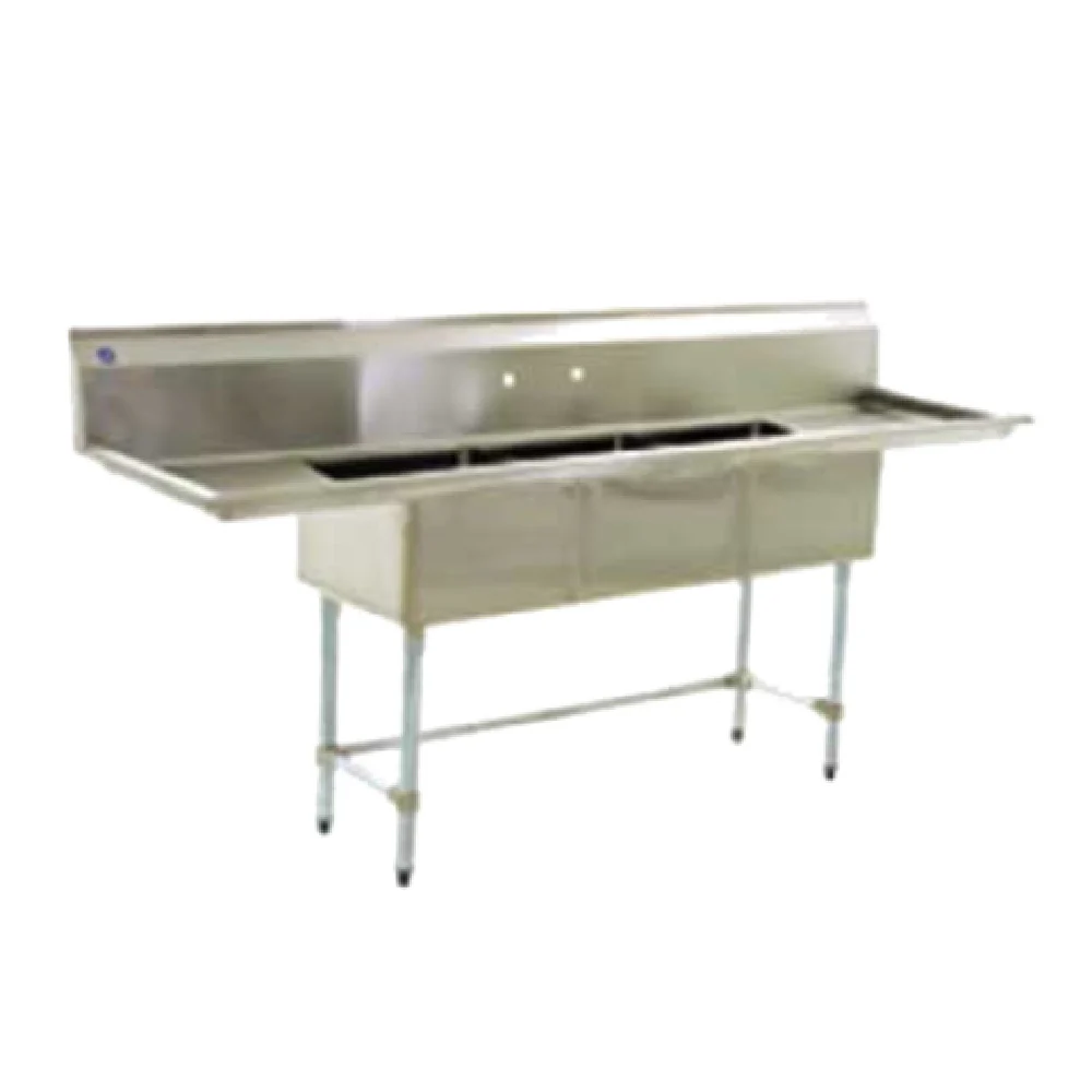Eagle BPS-1818-1-18L-FC 18 Inch One Compartment Sink with Left Drainboard