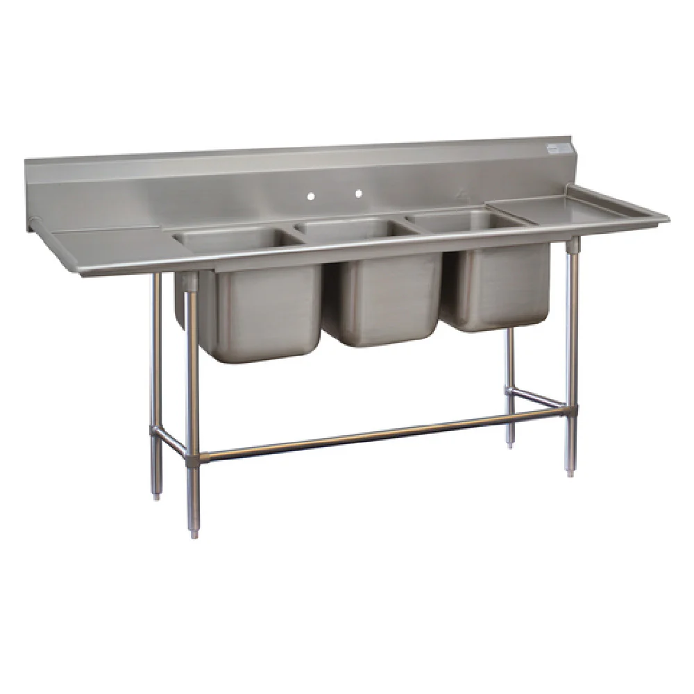 Advance Tabco 94-23-60-36RL 20 Inch Sink With Left and Right Drainboards