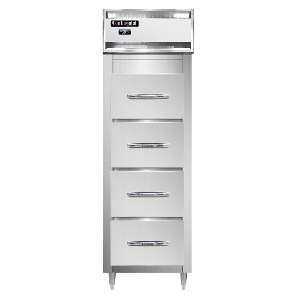 Continental Refrigerator D1RSNSS-F 26 Inch Fish Poultry Cabinet Stainless Steel with Drawers Continental Refrigerator D1RSNSS-F 26 Inch Fish Poultry Cabinet Stainless Steel with Drawers