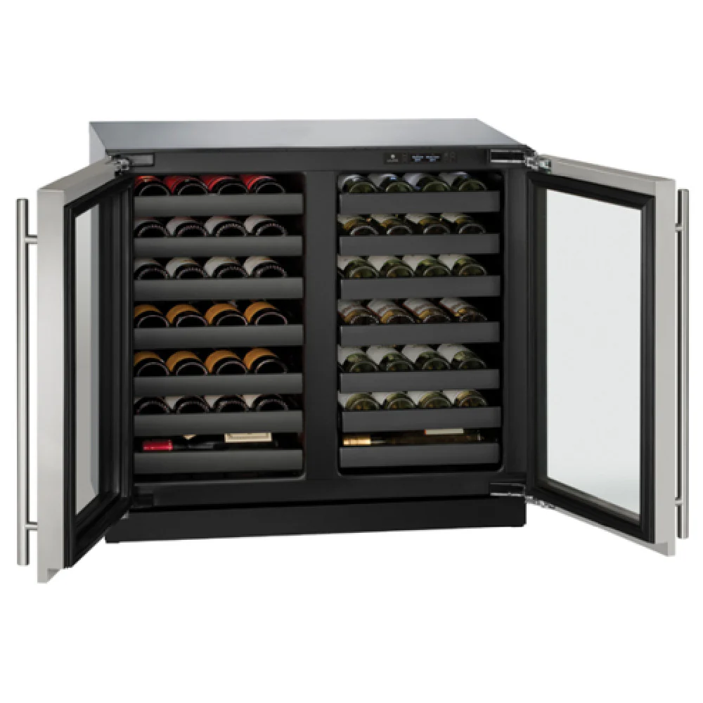 U-Line Corporation U-3036WCWCS-00B 35 Inch Wine Cellar Cabinet Electric 7 cu ft