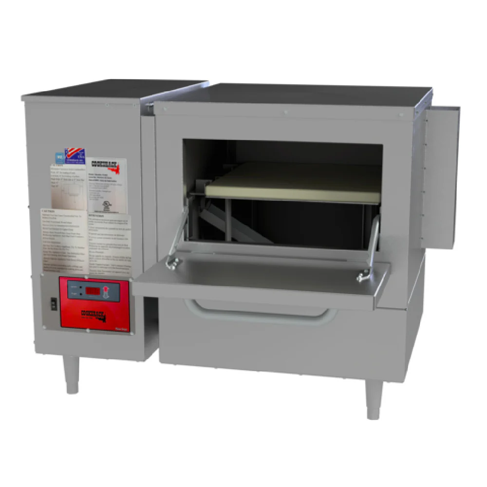 Cookshack PZ400 37 Inch Electric Pizza Oven Countertop with Heat Deflector Cookshack PZ400 37 Inch Electric Pizza Oven Countertop with Heat Deflector