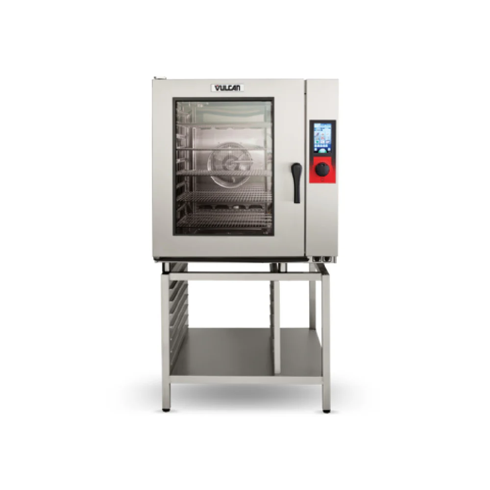 Vulcan TCM-102G-NAT/LP 36 Inch Gas Combi Oven 10 Level Boilerless 156000 BTU Vulcan TCM-102G-NAT/LP 36 Inch Gas Combi Oven 10 Level Boilerless 156000 BTU