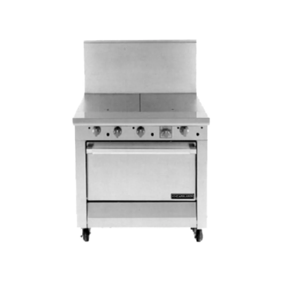 Garland M46T_NAT 34 Inch Modular Gas Range with 2 Even Heat Hot Tops 90000 BTU Garland M46T_NAT 34 Inch Modular Gas Range with 2 Even Heat Hot Tops 90000 BTU