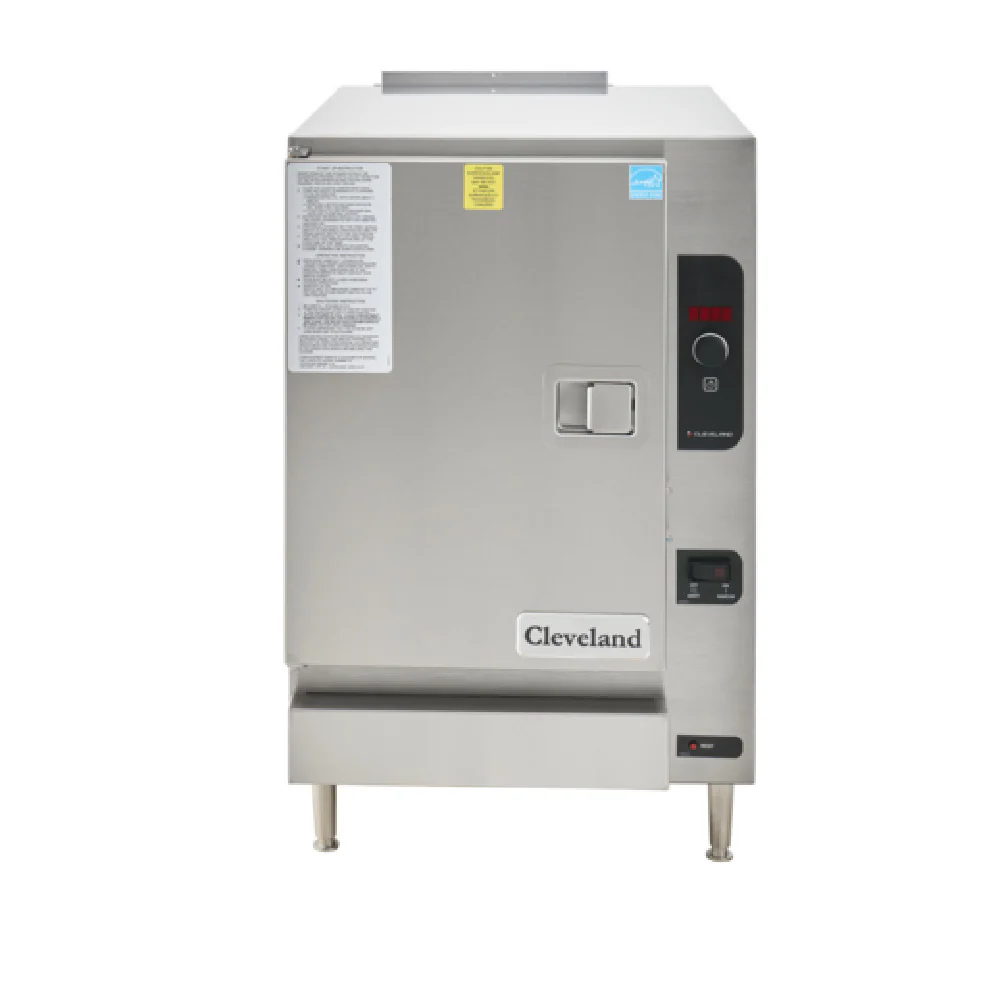 Cleveland 22CGT6.1_NAT 22 Inch Electric SteamChef Convection Steamer with 6 Pan Capacity Cleveland 22CGT6.1_NAT 22 Inch Electric SteamChef Convection Steamer with 6 Pan Capacity