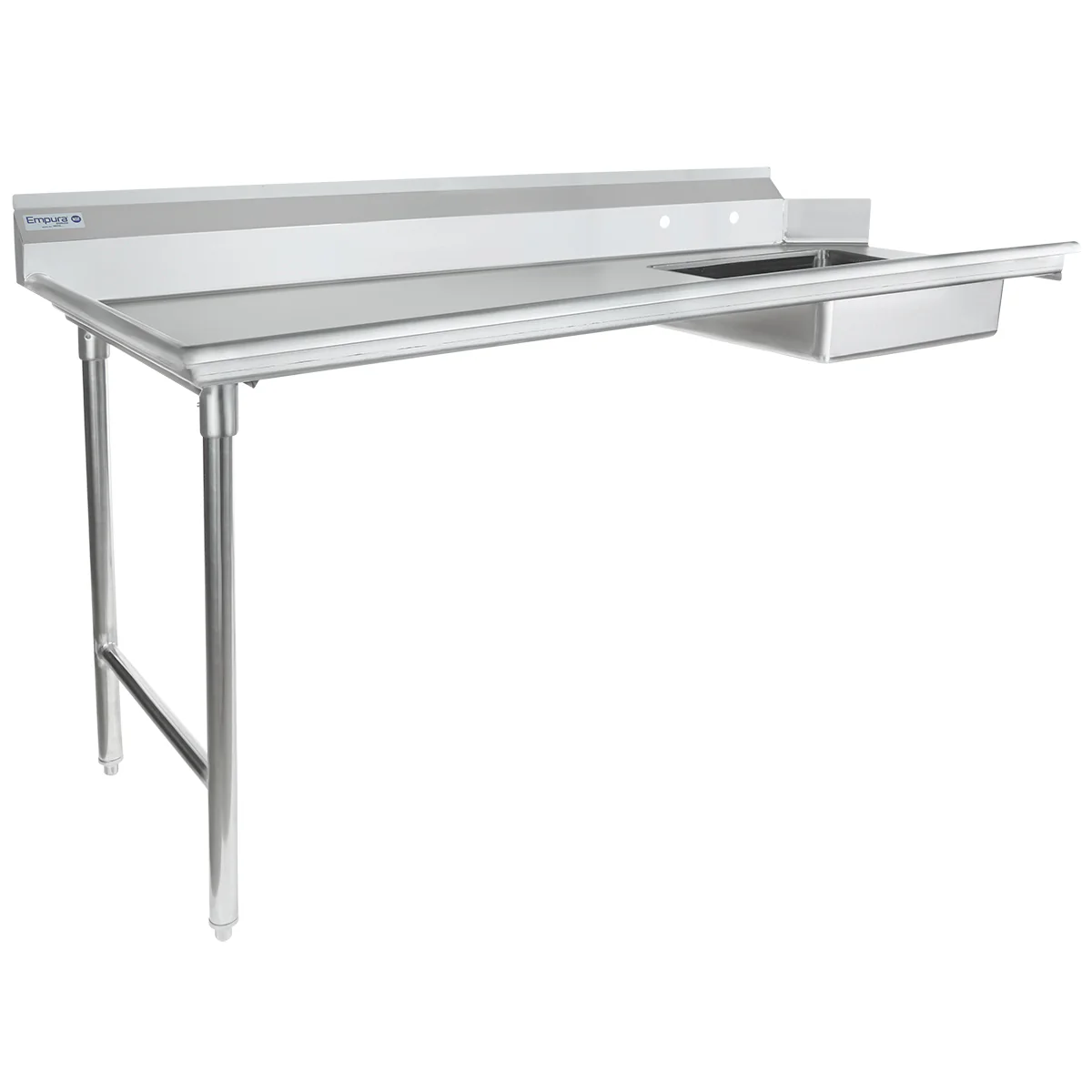 Empura ESDT72L 72 Inch Soiled Dishtable with Pre-rinsebowl Stainless Steel