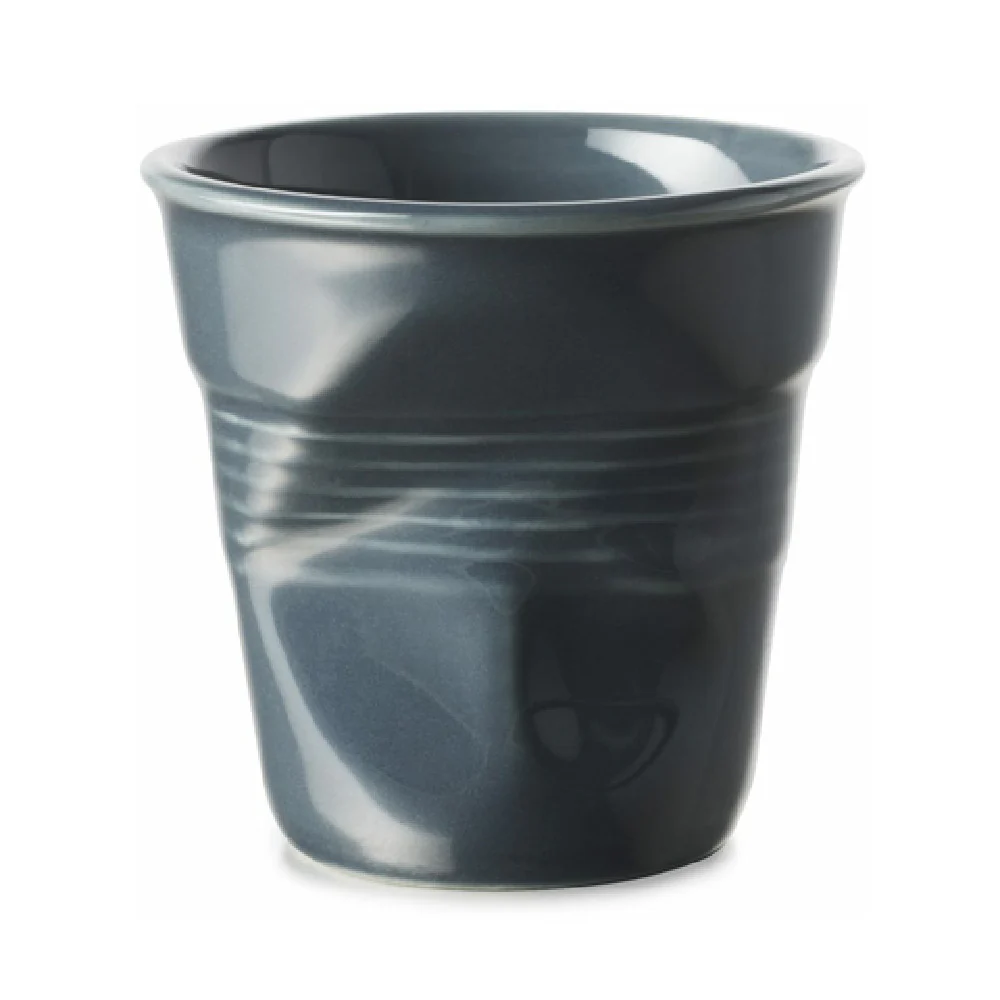 Revol 656078 2.71 Oz Espresso Tumbler Porcelain Round Graphite - Cups China