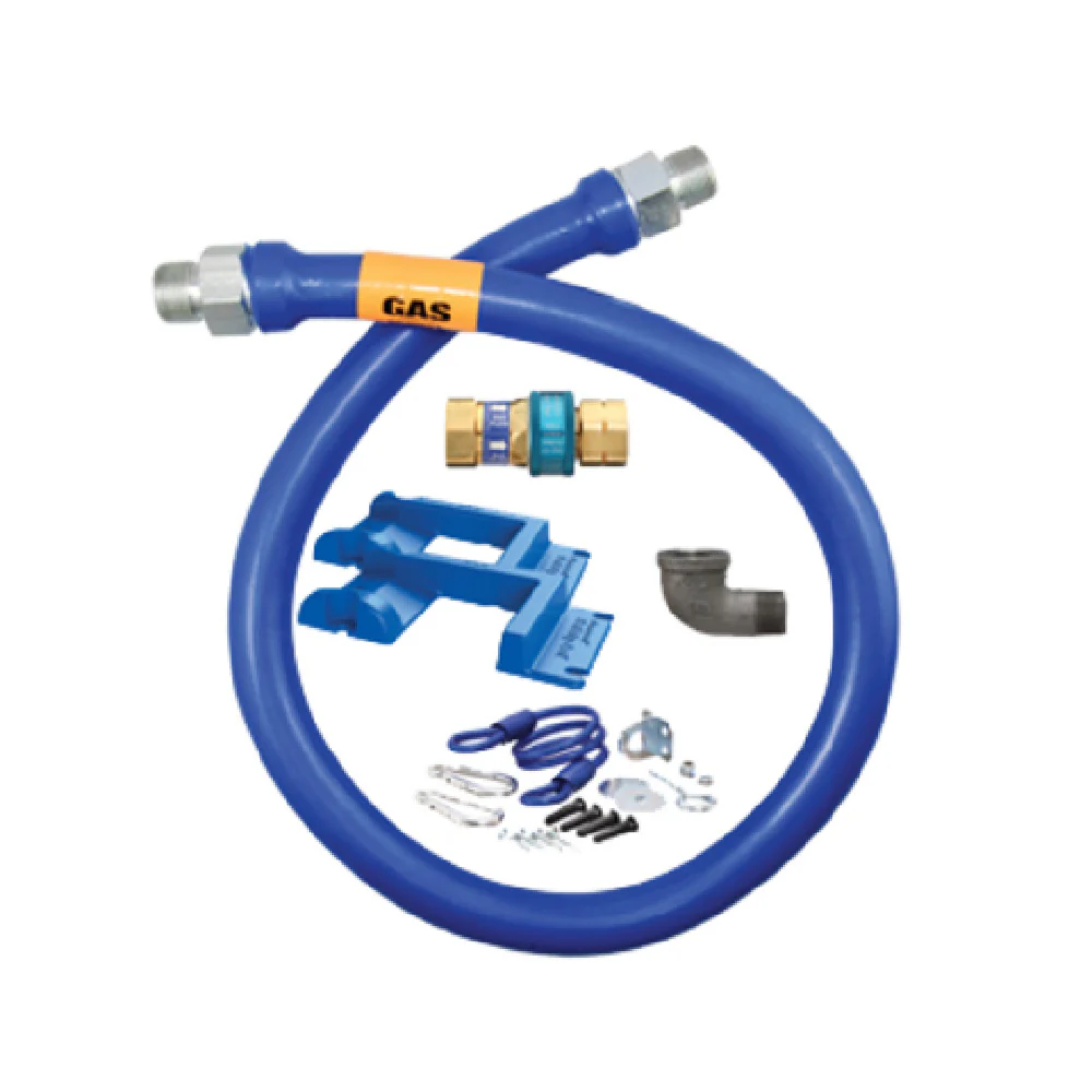 Dormont 1675BPQR72PS 3/4 Inch Diameter Gas Connector Hose Kit with Accessories Dormont 1675BPQR72PS 3/4 Inch Diameter Gas Connector Hose Kit with Accessories