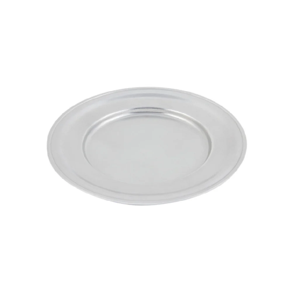 Bon Chef 1003PWHT 11 Inch Plate with Ceramic-look Finish Aluminum Sandstone Pearl White Bon Chef 1003PWHT 11 Inch Plate with Ceramic-look Finish Aluminum Sandstone Pearl White