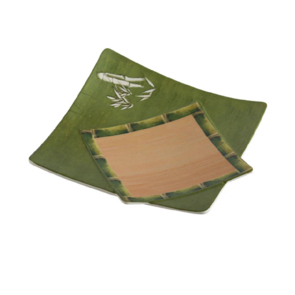 Yanco BA-1111 11 Inch Bamboo Style Plate Melamine Dishwasher Safe 12 Packs Yanco BA-1111 11 Inch Bamboo Style Plate Melamine Dishwasher Safe 12 Packs