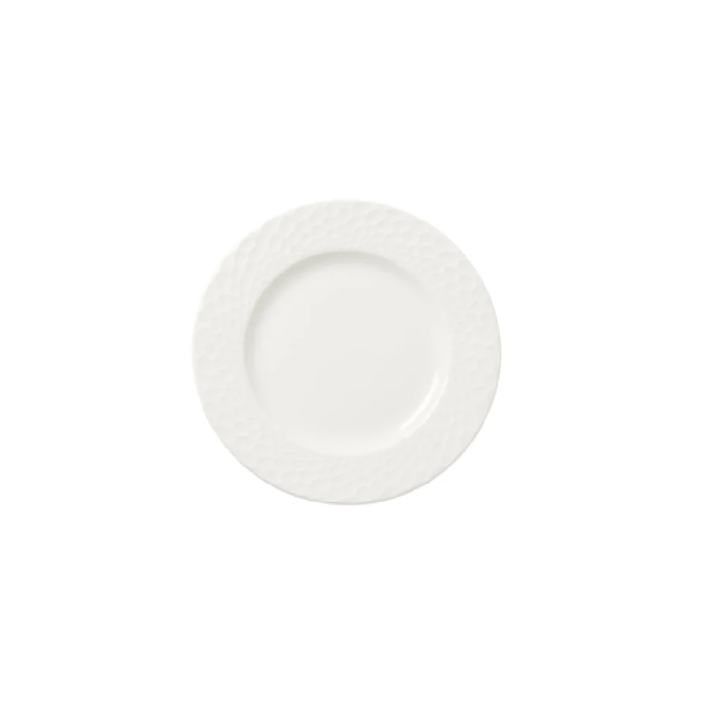 Steelite 9120C1285 6.25 Inch Round Plate with Mid Rim Alimina Ceramic