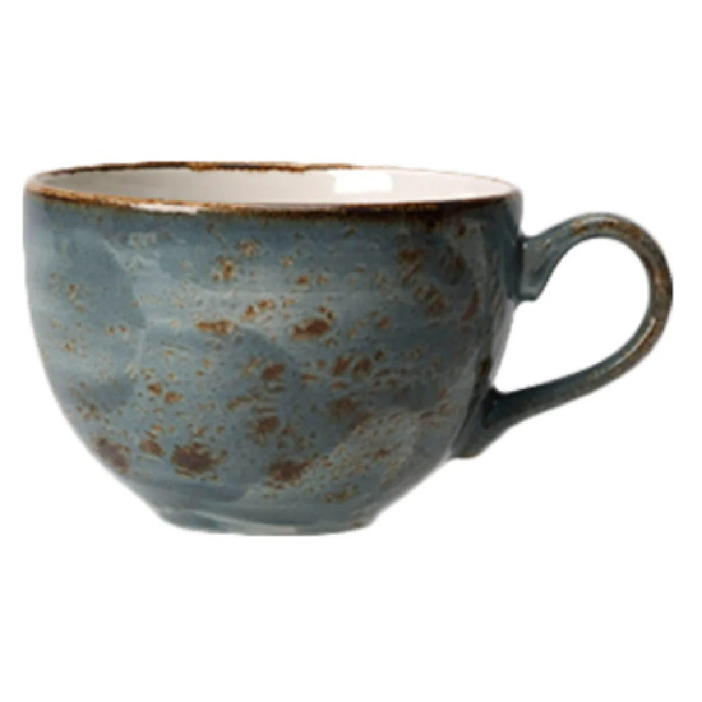 Steelite 11300150 16.0 Oz Low Cup Blue Ceramic Cups China with Durable Design