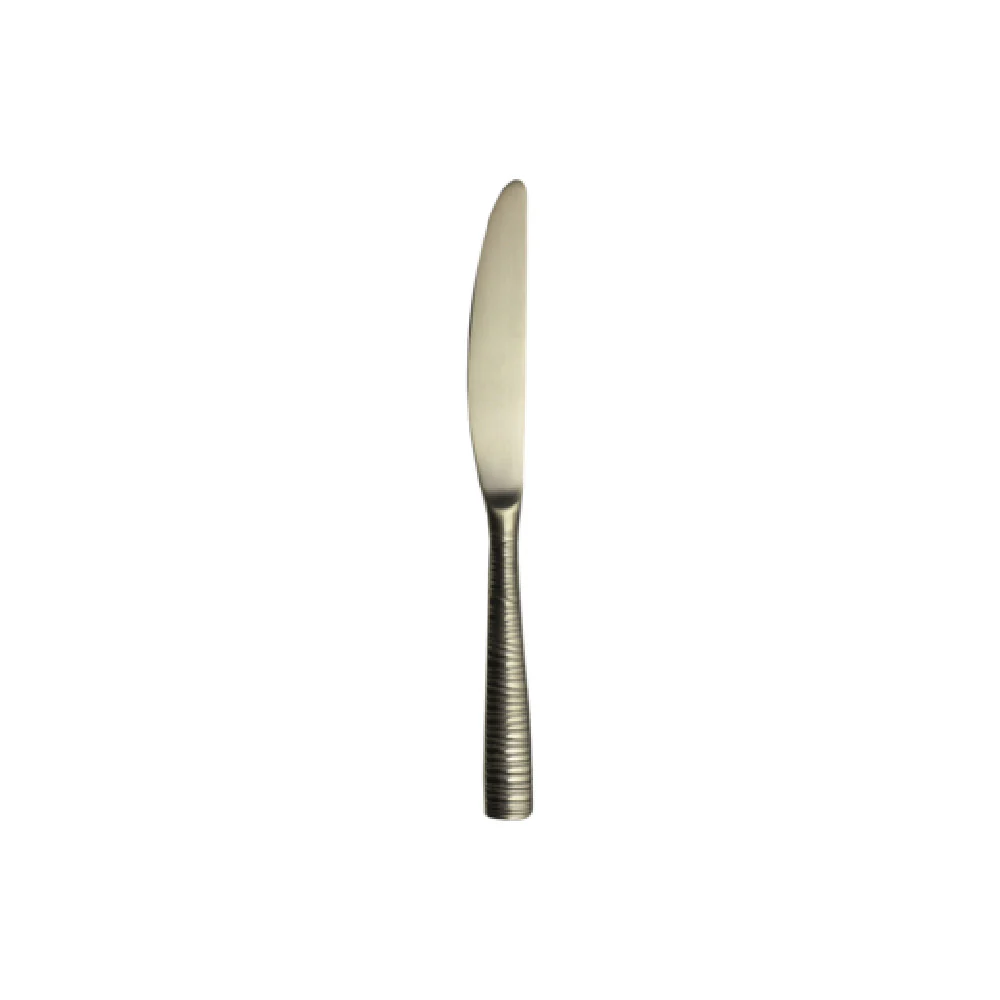 Steelite 5760SX042 9-1/4 Inch Dinner Knife Pirouette Champagne Gold 18/10 Stainless Steel