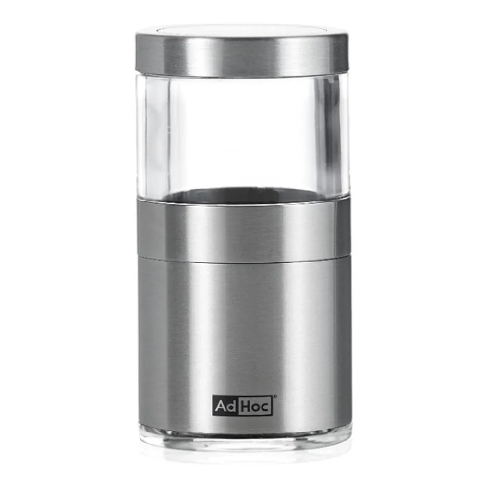 JB Prince UA268 1.5 Inch Chili and Spice Grinder Stainless Steel and Acrylic JB Prince UA268 1.5 Inch Chili and Spice Grinder Stainless Steel and Acrylic