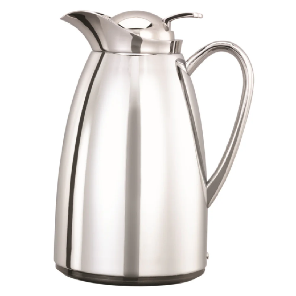 Service Ideas CJZ6CH 5 Inch 0.6 Liter Vacuum Carafe Stainless Steel - 20 Oz Service Ideas CJZ6CH 5 Inch 0.6 Liter Vacuum Carafe Stainless Steel - 20 Oz