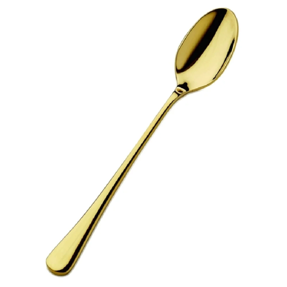 Bon Chef S4002G 7-7/8 Inch Iced Tea Spoon Gold 18/10 Stainless Steel