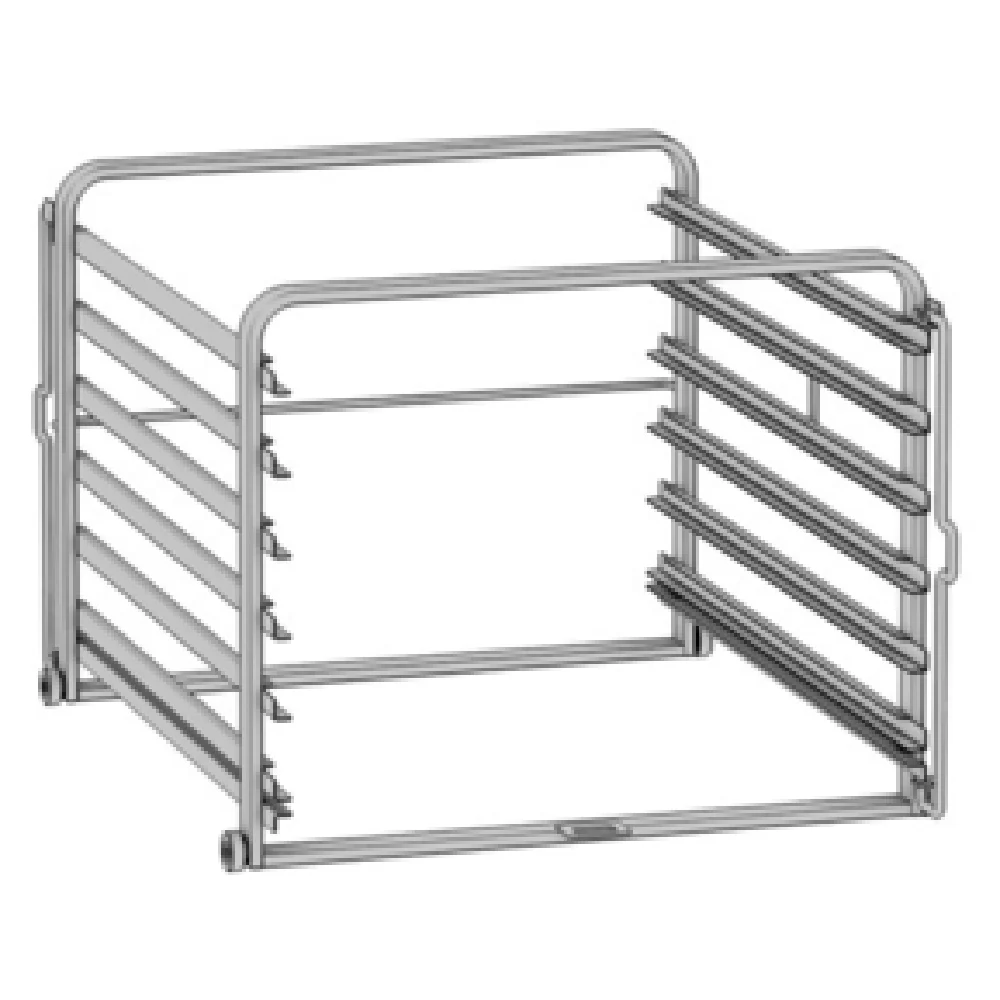 RATIONAL 60.62.150 24 Inch Mobile Oven Rack Stainless Steel 6 Pan Capacity RATIONAL 60.62.150 24 Inch Mobile Oven Rack Stainless Steel 6 Pan Capacity