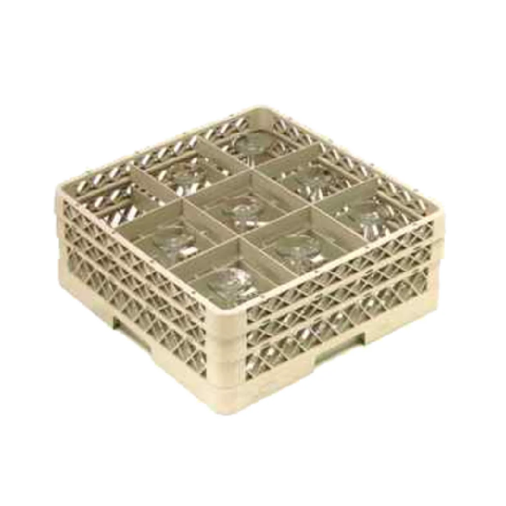 Vollrath TR10FFFF-21 19-3/4 Inch Full Size Glass and Stemware Rack with Extenders
