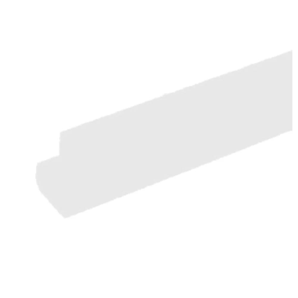 Metro CSM6-WX 6 Inch Shelving Label Holder White NSF Snap Over Edge