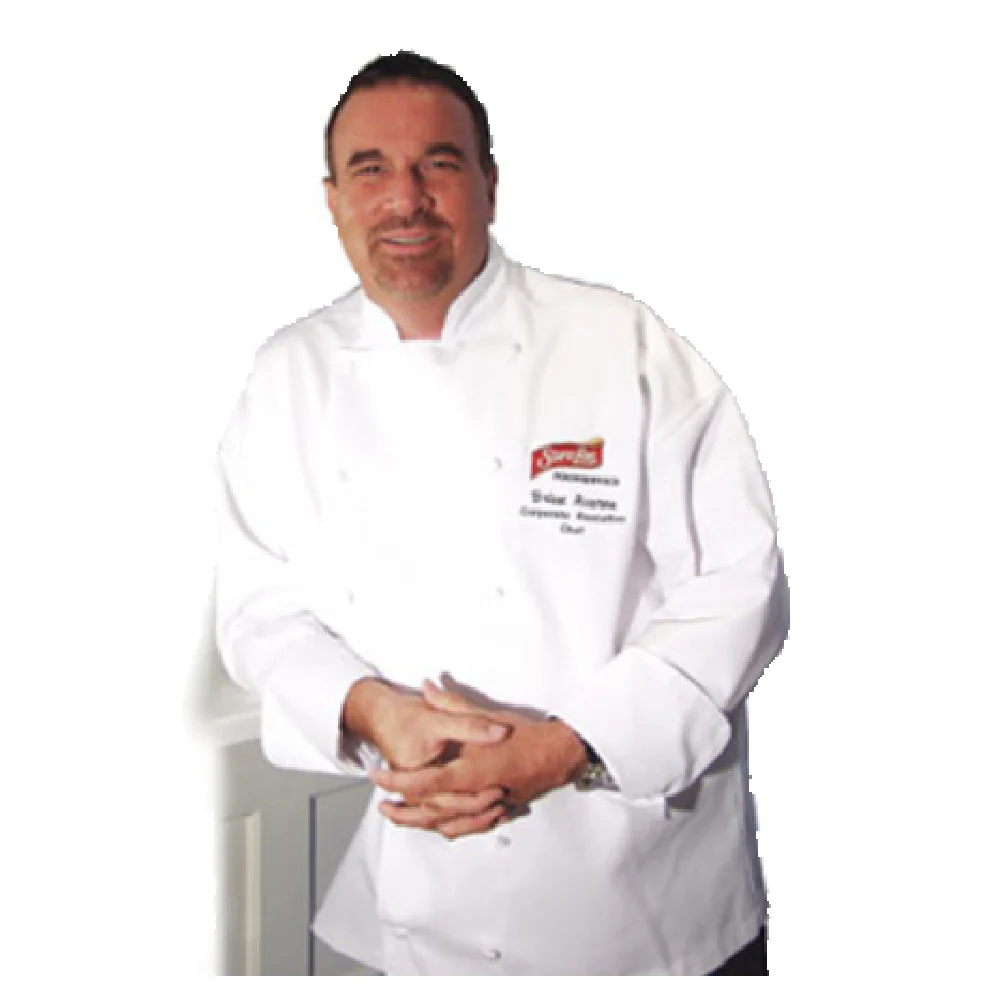 John Ritzenthaler Company J015-5X 5XLarge Chef's Coat White Poly Cotton Long Sleeve with Pen Thermometer Pocket