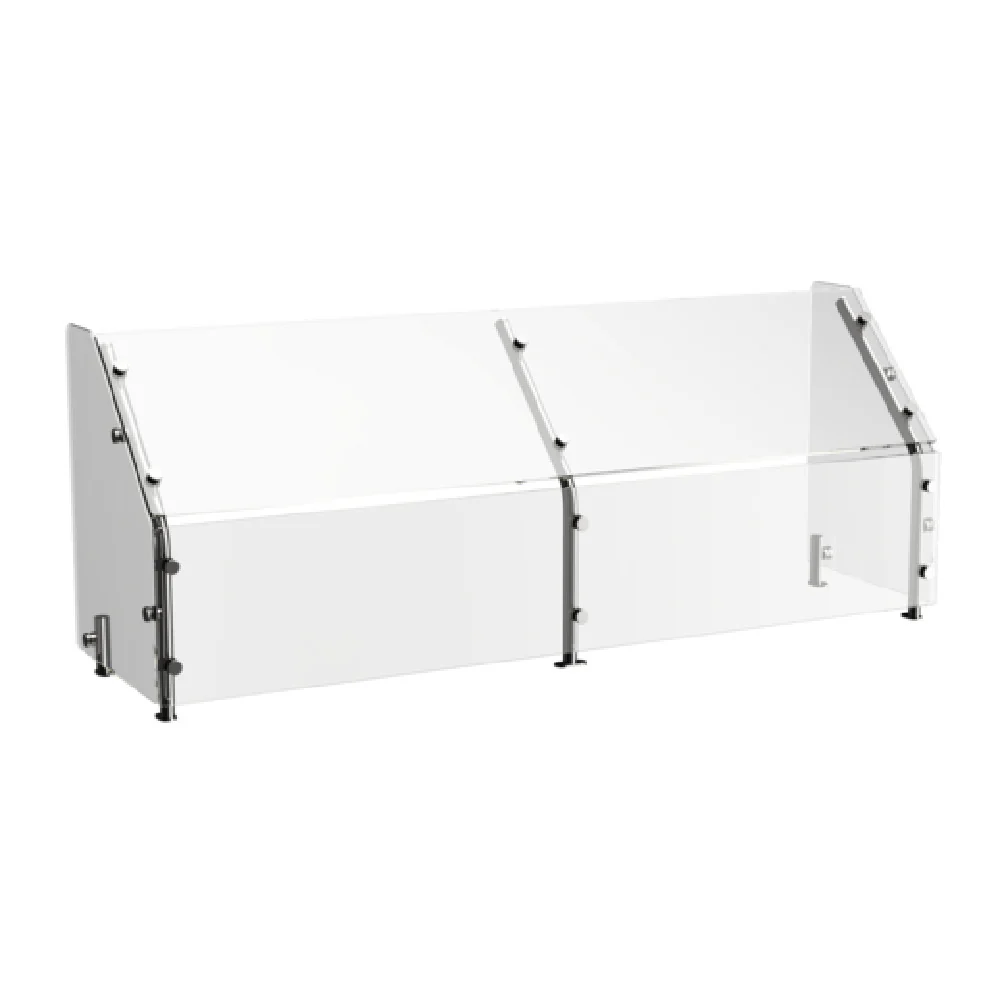 Atlas Metal CSG-2F 36-1/8 Inch Custom Sneeze Guard Single Sided Stainless Steel Atlas Metal CSG-2F 36-1/8 Inch Custom Sneeze Guard Single Sided Stainless Steel