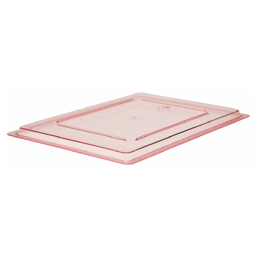 Cambro 1826CCW467 18 Inch Camwear Cover Food Storage Flat Polycarbonate Red