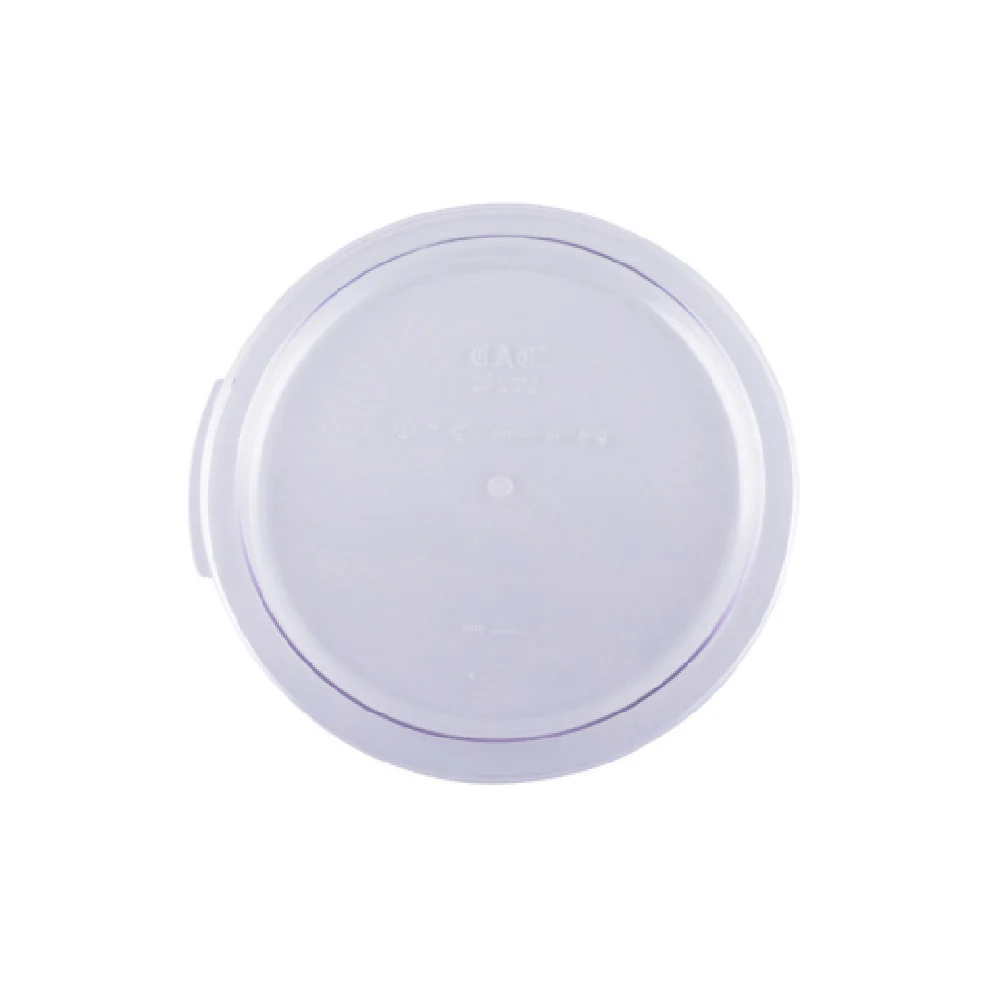 CAC China FS1R-1282CV-C 12 to 22 Qt Food Storage Container Cover Clear Polycarbonate