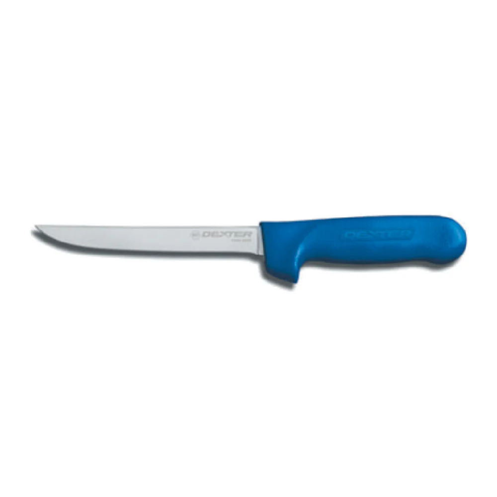 Dexter Russell S136NC-PCP 6 Inch Narrow High Carbon Stainless Steel Boning Knife Blue Handle Dexter Russell S136NC-PCP 6 Inch Narrow High Carbon Stainless Steel Boning Knife Blue Handle