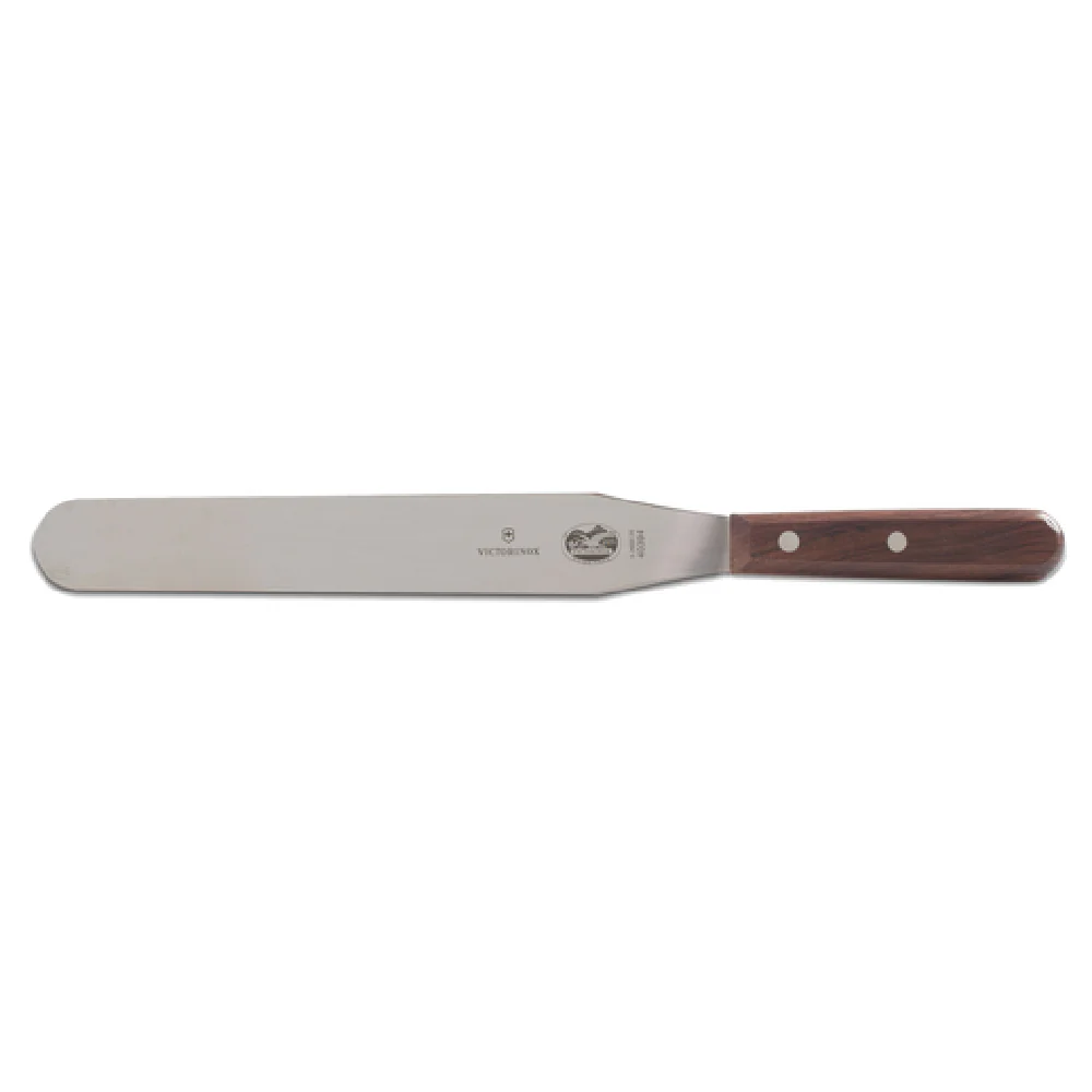 JB Prince V806 10 10 Inch Length Flexible Spatula Rosewood Brown High Carbon Stainless Steel JB Prince V806 10 10 Inch Length Flexible Spatula Rosewood Brown High Carbon Stainless Steel