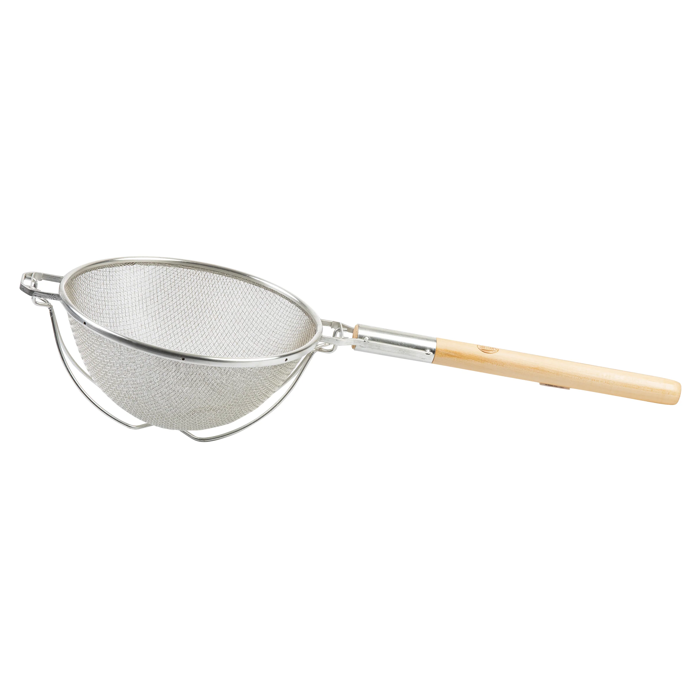 Tablecraft 1023 11-3/4 Inch Diameter Reinforced Mesh Strainer with Wooden Handle Tablecraft 1023 11-3/4 Inch Diameter Reinforced Mesh Strainer with Wooden Handle