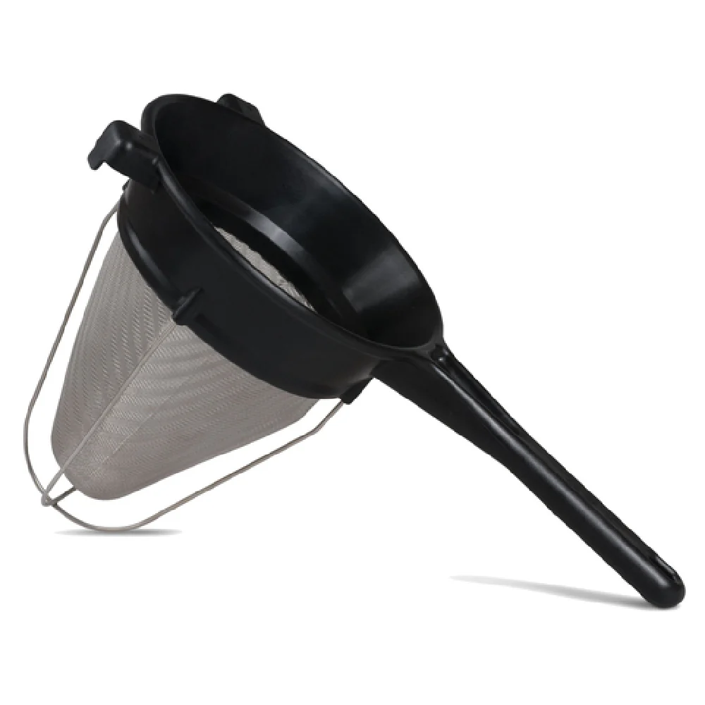 JB Prince U507 8 Inch Fine Mesh Strainer Stainless Steel Dishwasher Safe Reinforced