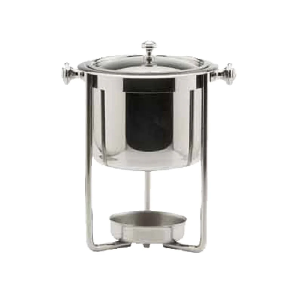 BauscherHepp 15.2297.0000 35 Oz. Round Chafing Dish Silver-plated stainless steel with Lift-off Cover