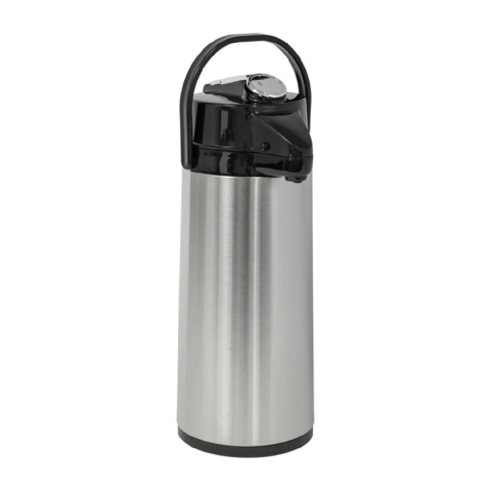 Admiral Craft APLE25 7 Inch Leverpump Airpot Stainless Steel with Brew-thru Lid Admiral Craft APLE25 7 Inch Leverpump Airpot Stainless Steel with Brew-thru Lid