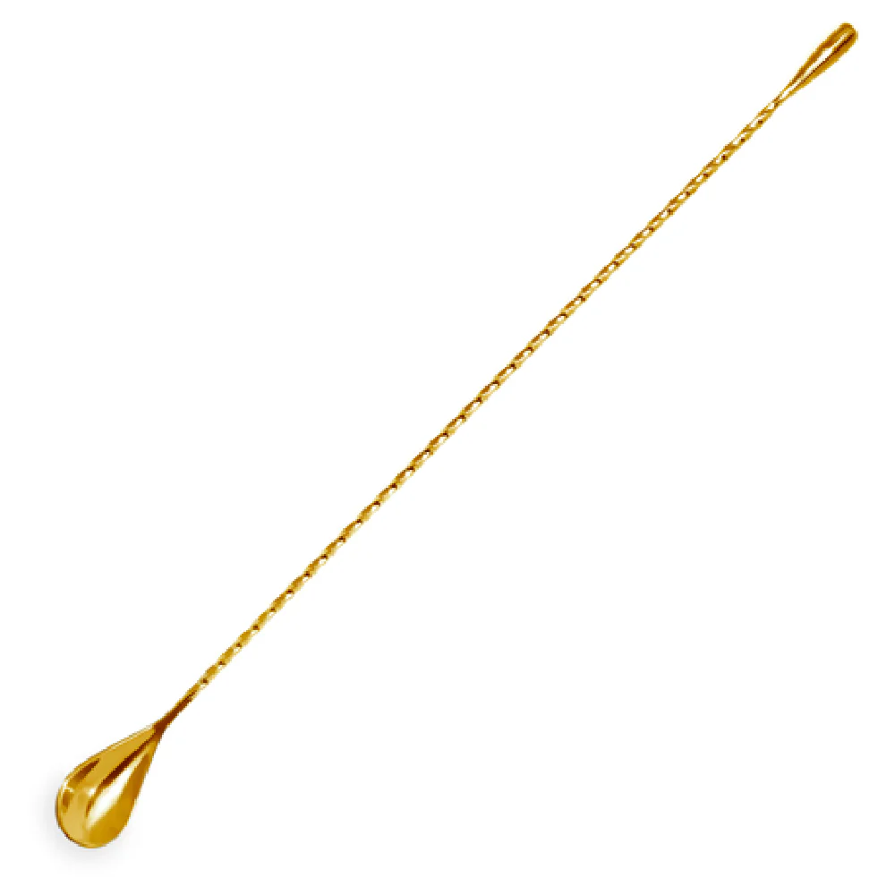 Spill-Stop 840-12 15-3/4 Inch Droplet Mixing Bar Spoon Stainless Steel Gold Plated Finish Spill-Stop 840-12 15-3/4 Inch Droplet Mixing Bar Spoon Stainless Steel Gold Plated Finish