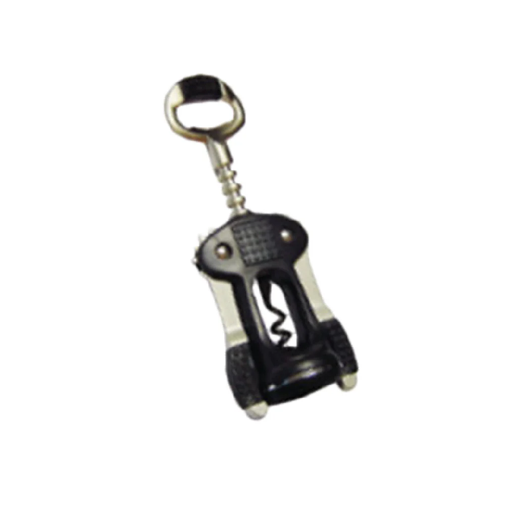 Thunder Group OW115 8 Inch Champagne Opener Wing Type Plastic Face Black