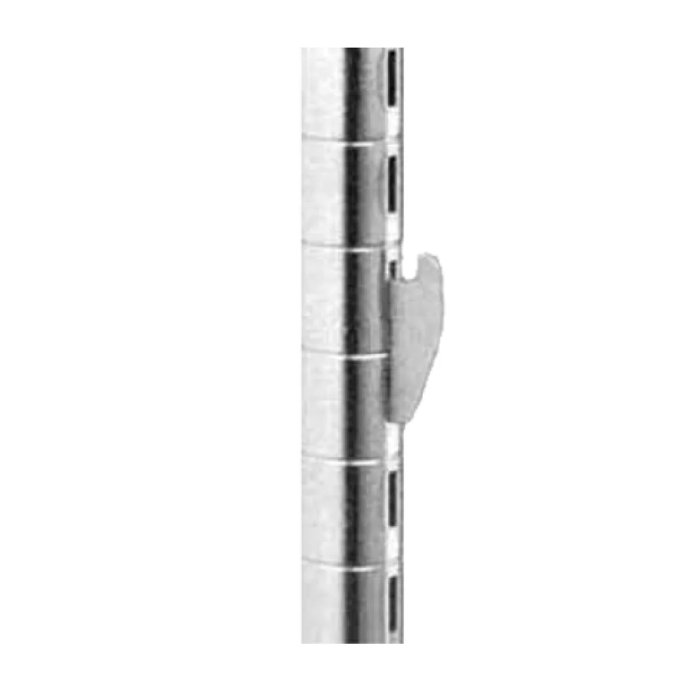 Metro 54UPQ-DSG Mobile Post Smoked Glass QwikSLOT with Slots 1 Inch
