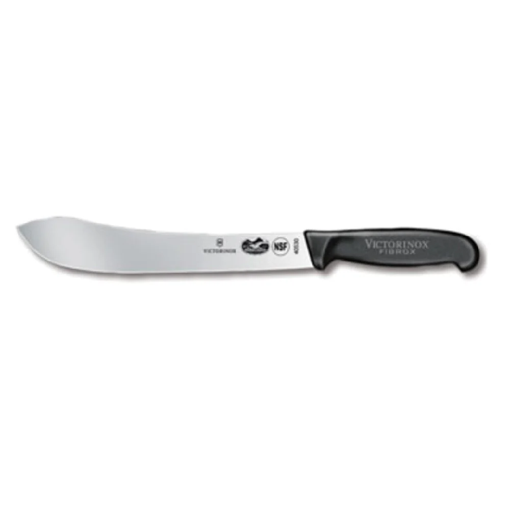 Victorinox 5.7403.25 10 Inch Straight Blade Butcher Knife Black Fibrox Pro Handle Victorinox 5.7403.25 10 Inch Straight Blade Butcher Knife Black Fibrox Pro Handle