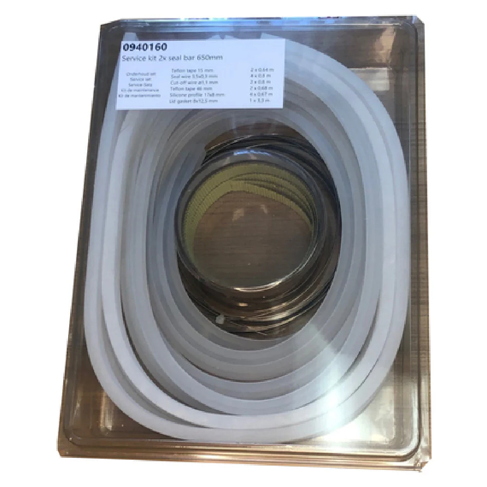 Invacus 0940160 Henkelman Service Set for Polar 2-402-50 2-75 with Teflon Tape