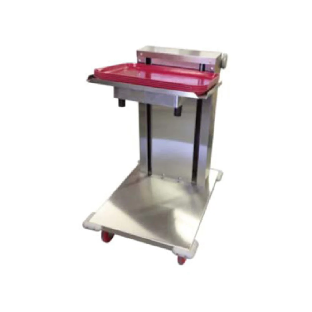 Carter Hoffmann CTD1222 37 Inch Cantilever Tray Dispenser Stainless Steel with Stability Bar