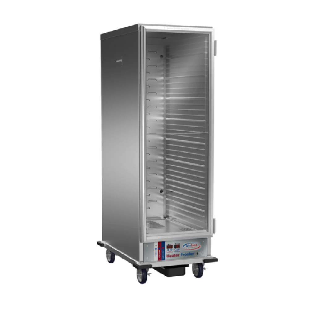 Winholt INHPL-1836C-DGT 21 Inch Mobile Heater Proofer Cabinet with Casters